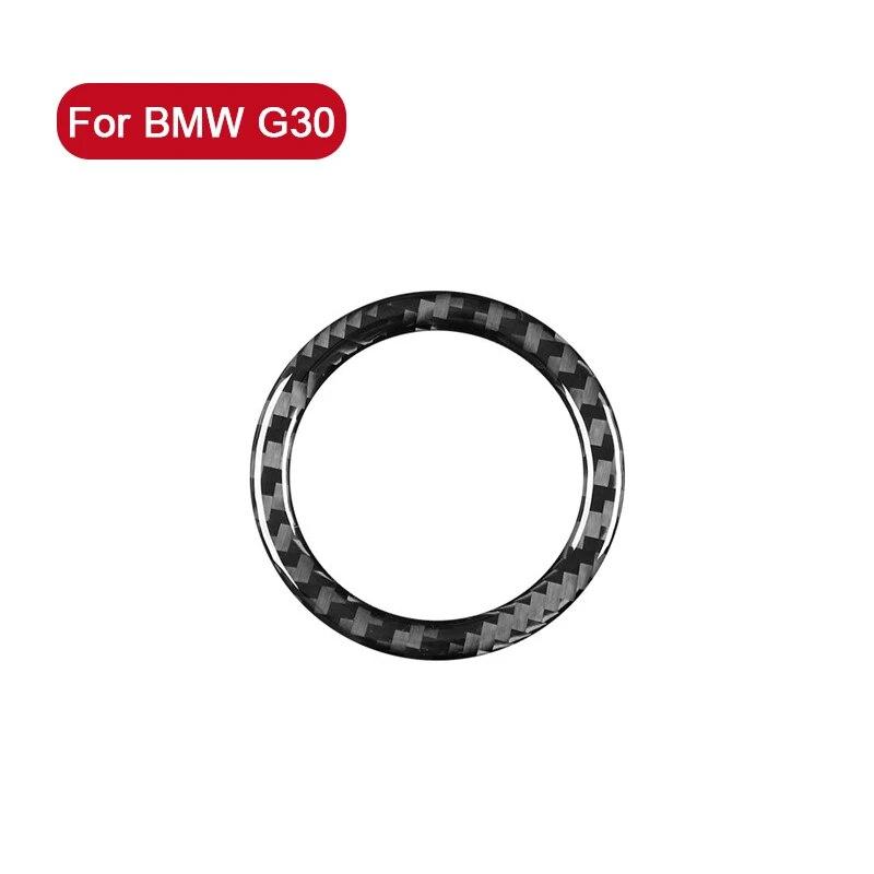 

Углеродное волокно для BMW G20 2018-автомобильный руль, эмблема, наклейка, накладка, наклейка на внутренние диски, автоаксессуары чёрный