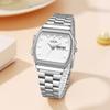 Calendar Steel Belt Women'S Watch Retro Wine Barrel High-End Watch Women'S Waterproof High-Value Quartz Watch