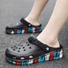 Summer New Eva Breathable Lightweight Men'S Casual Slip On Beach Slipper Waterproof Garden Shoes Outdoor Hollow Walking Slippers