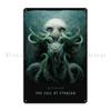 The Call Of Cthulhu Metal Sign Rusty Cinema Cinema Cave Create Tin Sign Poster