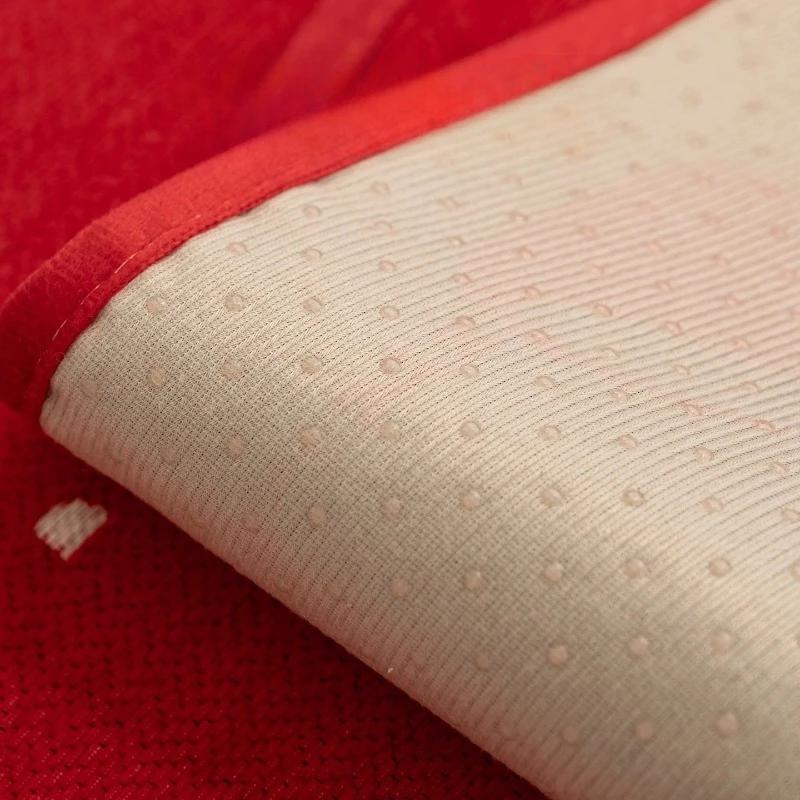 Universal Sofa Cushion Covers Christmas Red Sofa Cushion Winter Anti-Slip Chenier Soft Sofa Cover Cloth Decoration Home