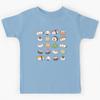 Happy Kawaii Sushi Pattern Kids T-Shirt