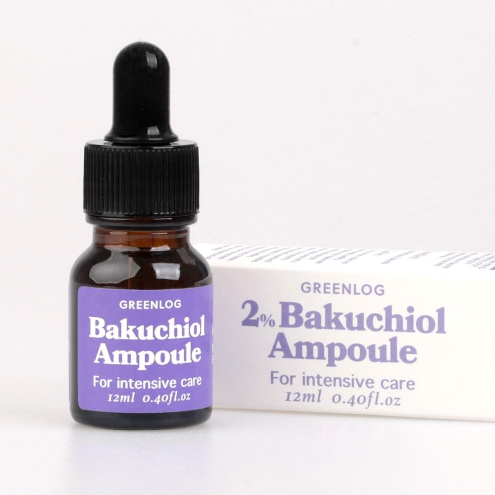 GREENLOG Bakuchiol Wrinkle Elasticity Ampoule Pore Tightening Serum High Purity Bakuchiol 20000ppm