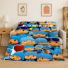 Cute P-Pocoyo Elly Pato Cartoon Soft Flannel Throw Blanket,Cozy Blanket for Bed,Couch,Sofa,Bedroom,Living Room,Travel,Picnic