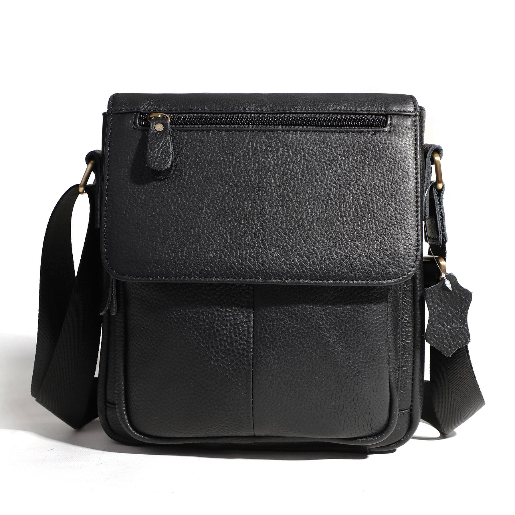 

Мужская сумка-мессенджер из натуральной кожи премиум-класса в стиле ретро через плечо