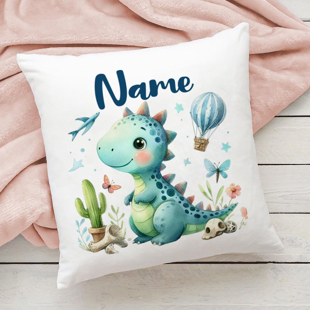 

Custom Pillowcase, Kids Dinosaur Pillow Cover,Children s Bedroom Decor, Toddler Room Accessory