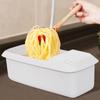 with Strainer Spaghetti Boxes Pasta Cooker Boat Steamer Noodle Cooking Box Kitchen Accessories