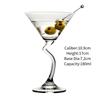 Kreative Cocktailgläser Tassen Gebogenes Martiniglas Glas Personalisierte Gebogene Martiniglas Pokale Trinkgeschirr Bar Heimzubehör