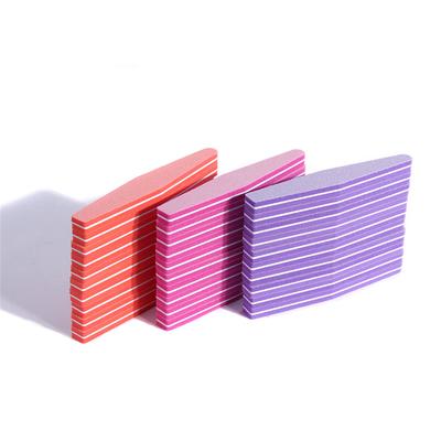 10 pezzi lime per unghie, spugna, buffer, doppio lato, manicure, lucidatura, strumenti per nail art