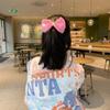 Korean Princess Style Bow Hair Clip with Colorful Sequins for Girls