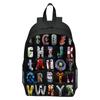 16 Inch Children's Backpack Alphabet Lore Alphabet Legend Elementary School Backpack Boys and Girls Kindergarten Backpack