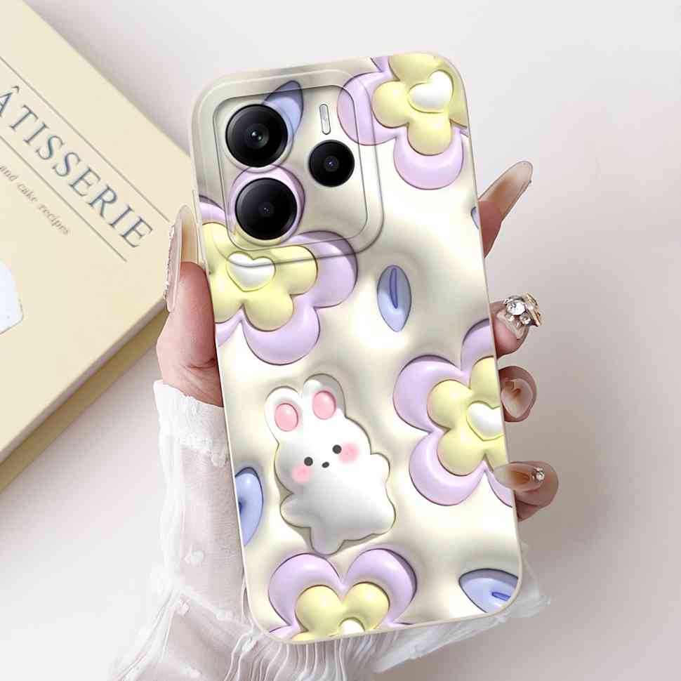 For Xiaomi Redmi Note 14 5G Case Panda Pattern Cover Soft Silicone Phone Case For Redmi Note 14 Note14 5G Fundas 6.67"