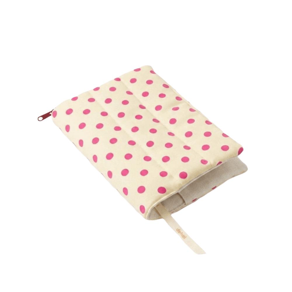 Quilted Fabric Book Cover Stripe Diary Book Jacket Cute Polka Dot Book Protector Student