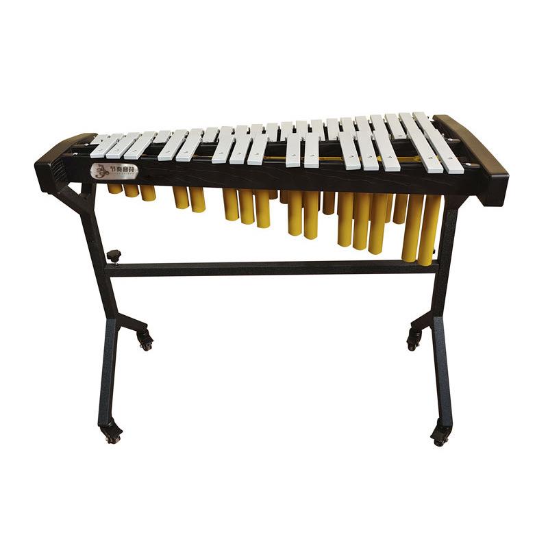 Professional Marimba Rosewood & Aluminum Xylophone, 32-37 Tone Percussion Steel Tongue Drum