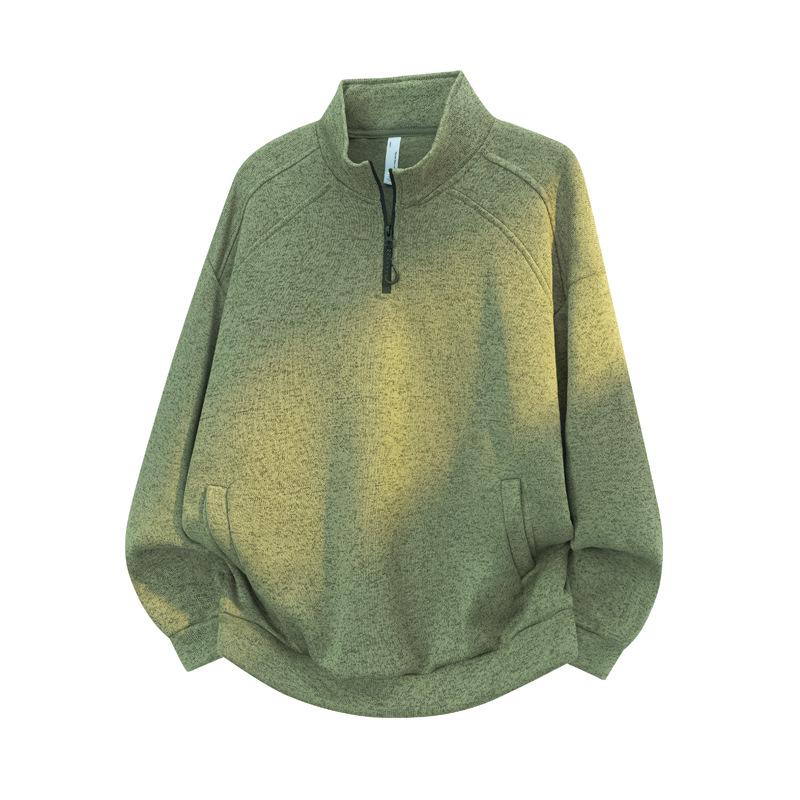 Sonbahar Dik Yaka Sweatshirt: Yeni Gelen Günlük Uzun Kollu Üst