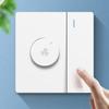 Fan Speed Controller With Switch White 220V-300W Switch Panel