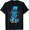 Mitologie Greacă sau Zeus Regele Zeilor sau Tricou cu Zeu Grec Antic