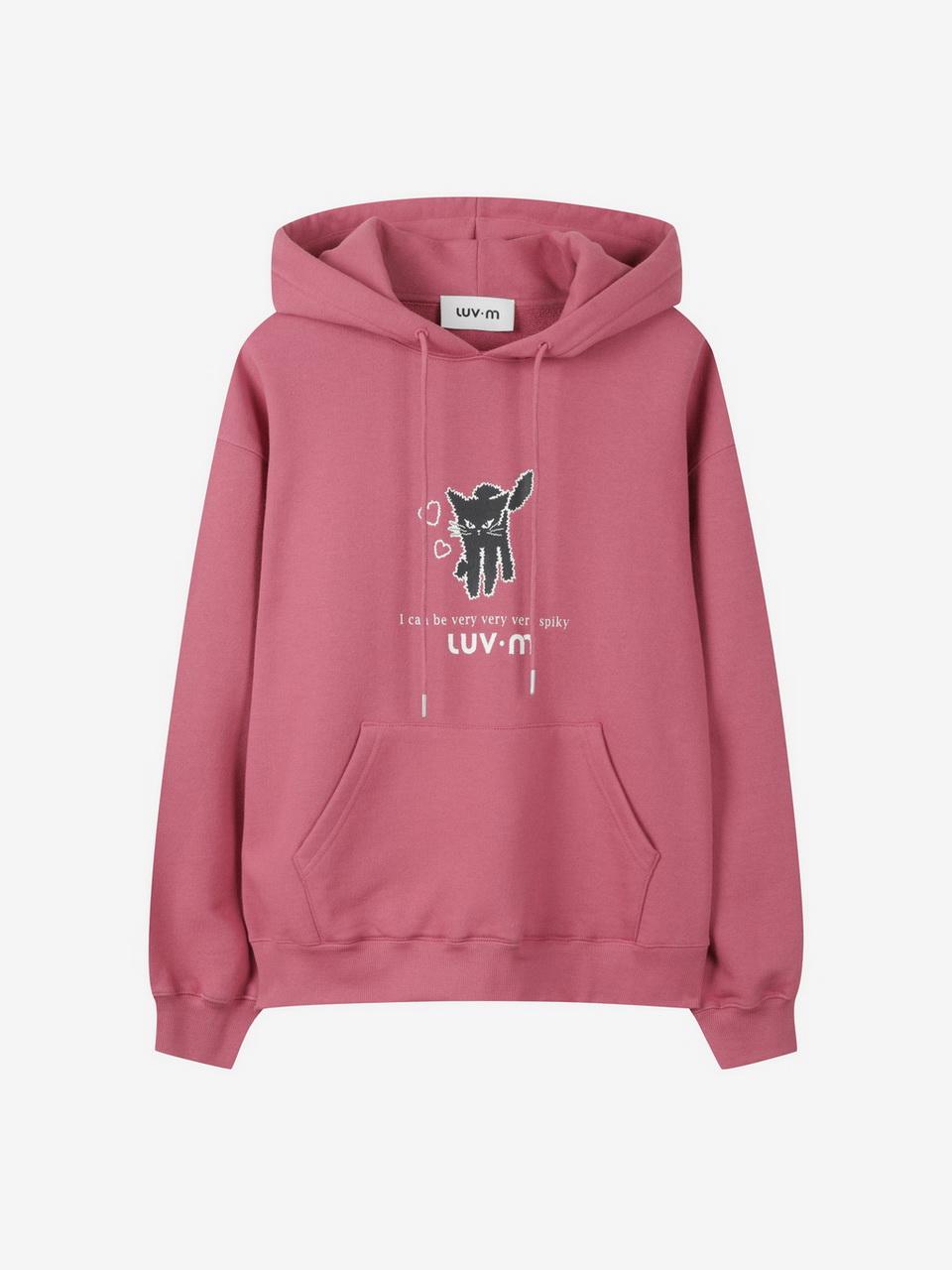 Luvm Mitchi Printing Hoodie_Salmon Salmon/M_M251Psm003_Sa1