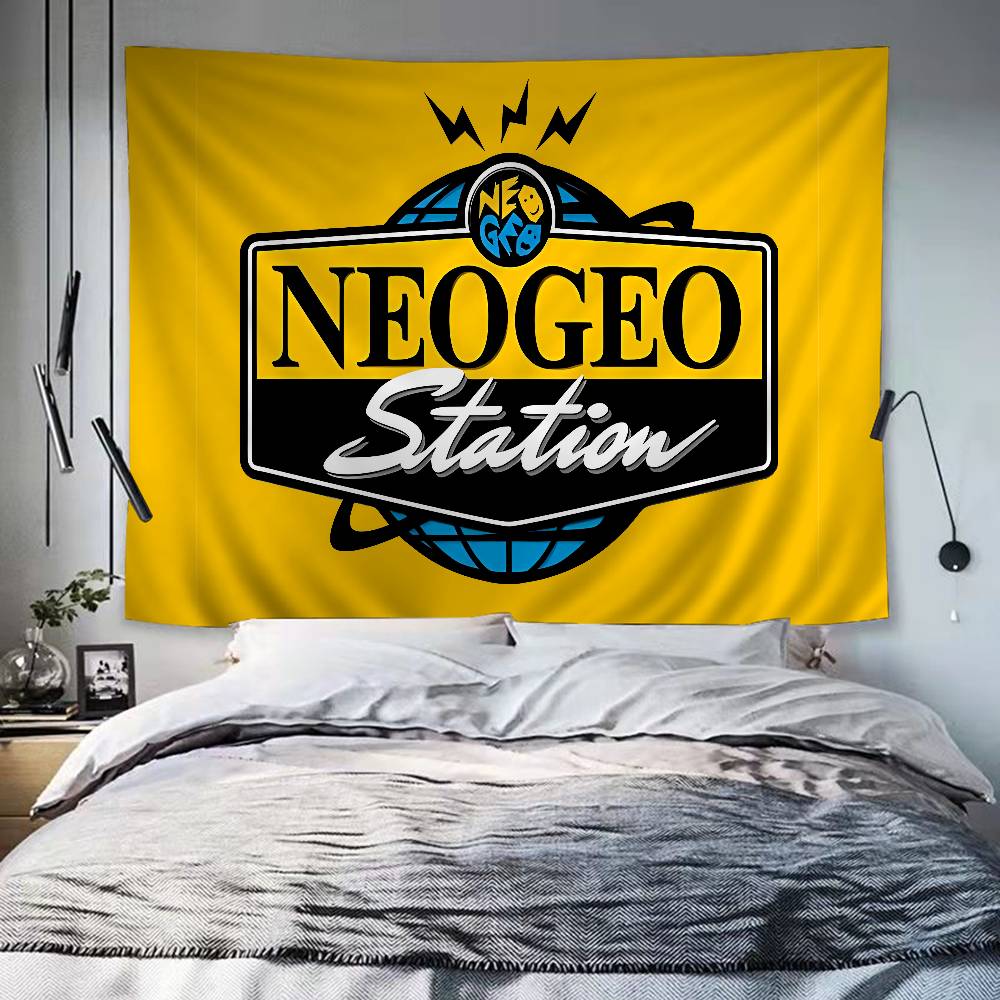 SSNK NNeogeo Neo Geo Printed Large Wall Tapestry Wall Hanging Decoration Household Decor Blanket