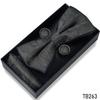 Classic Bowtie Bow Ties for Mens Butterfly Bowknot Pocket Square Cufflinks Suit Set Bussiness Accessories