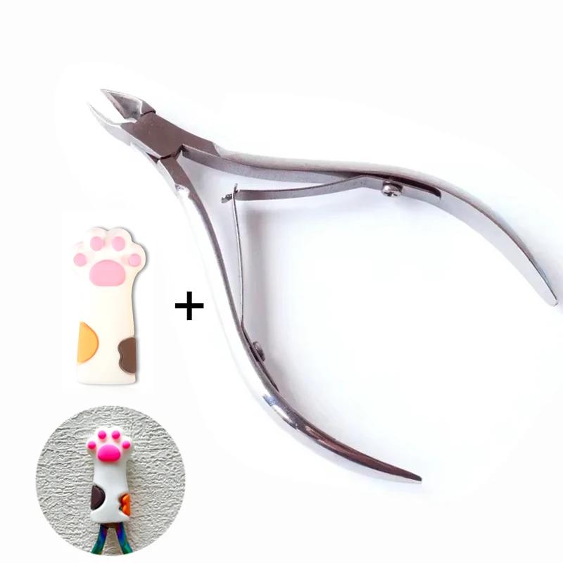 Professioneller Nagelhautschneider Nagelknipser Schere Schieber Nagelhautentferner Maniküre Pediküre Zange Nagel Nagelhaut Nachwachsen Werkzeug