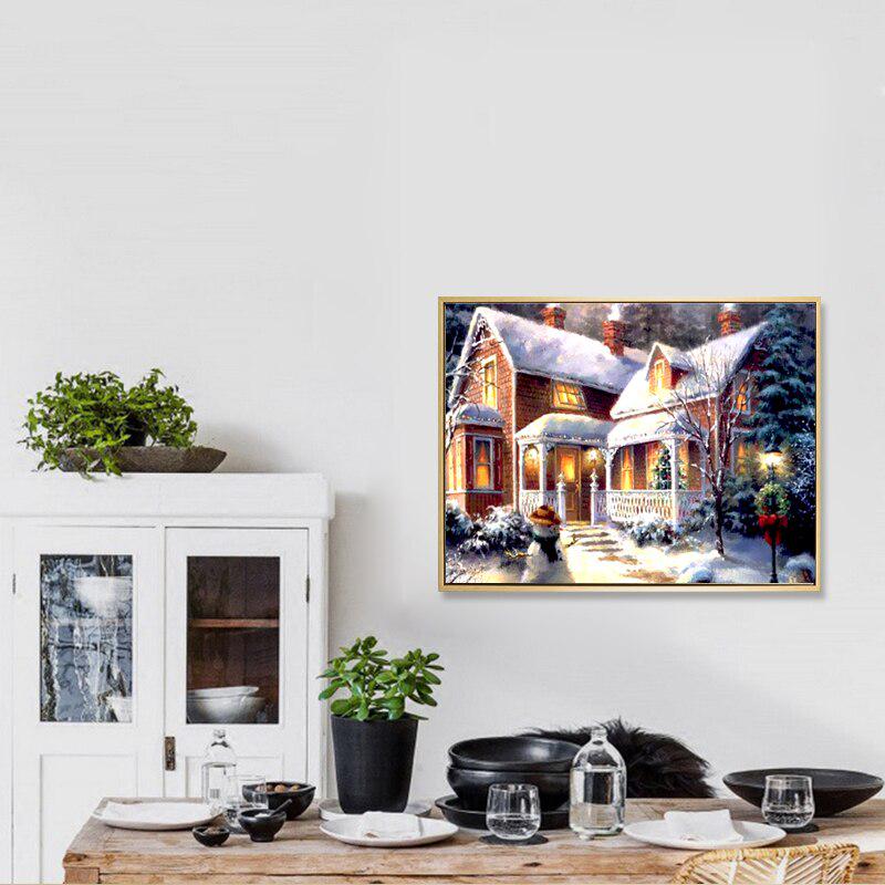 Алмазная мозаика Животные Полная круглая алмазная вышивка Вышитый крестиком 20X30CM