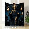 Hecate Torch Dogs Blanket Bedroom Blanket for Livingroom Couch Lunch Break Soft Throw for Friend's Festival Gift