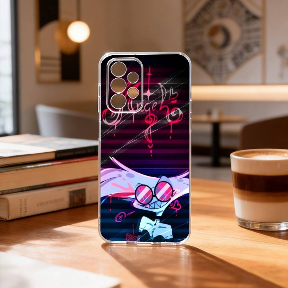 H-hazbin Hotel Angel Dust Phone Case For Samsung S25,S24,S21,S22,S23,S30,Ultra,S20,Plus,Fe Transparent Cover
