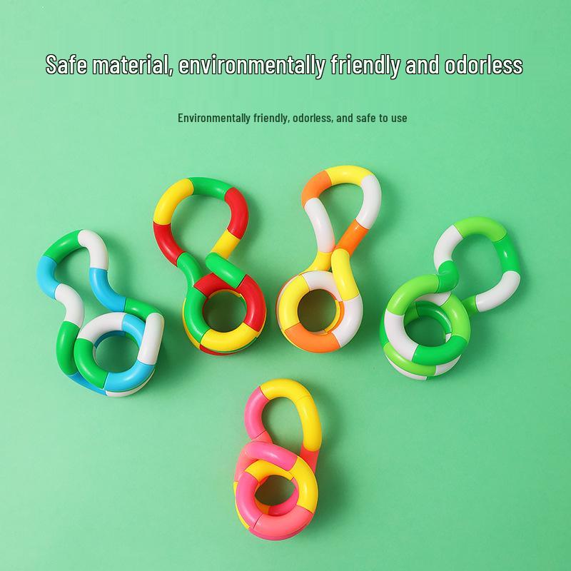 Vielseitiges kreatives Verdrehtes Seil: Lern- & Dekompression Spielzeug für Schüler und Kinder