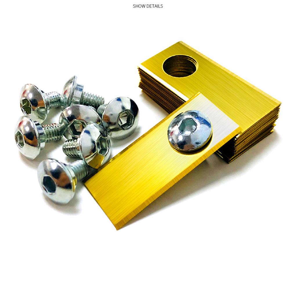 30Pcs for Honda Miimo Robotic Lawn Mower Stainless Steel Replacement Blades, 39.2x17.5mm