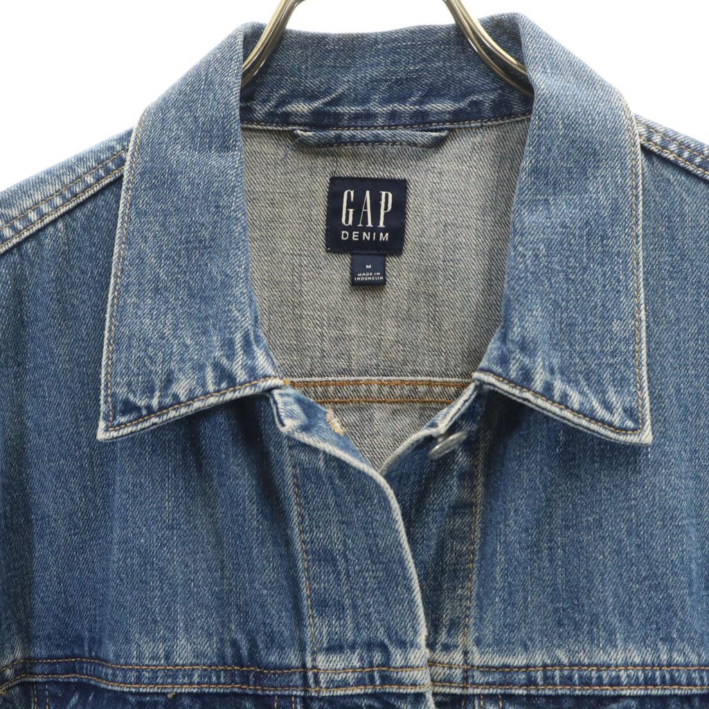GAP DENIM Denim Jacket M Wash Blue Denim Jacket Trucker Women Used