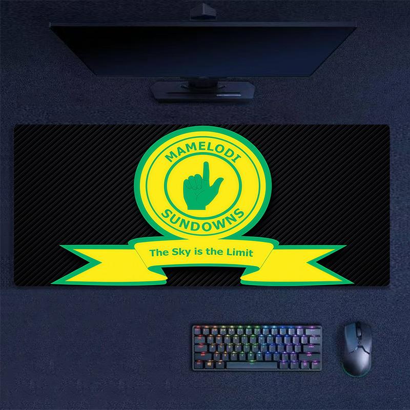 Mamelodi Sundowns Print  Cushion Non-slip Laptop Tablet Big Mousepad XXL Mat Mini PC Playmat With Lock Edge
