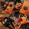 Trick or Treat Halloween Non-Woven Bag Pumpkin Candy Storage Bucket Funny   Festival