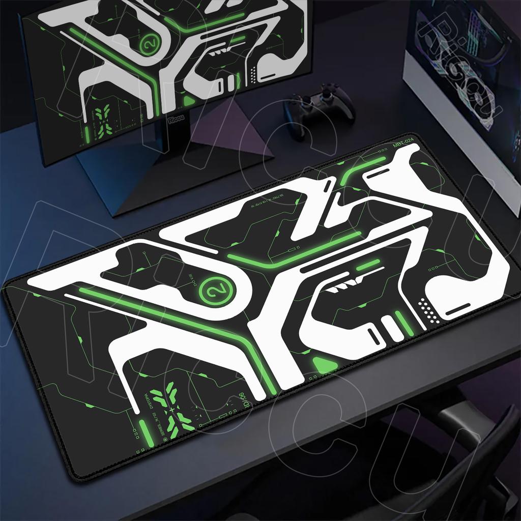 XXL HD Sci-fi Style Computer Mouse Pad 40x90cm Rug Gaming PC Accessories Large MausePad Office Protective Pads Desk Mat Keyboard