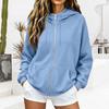 Women's Casual Zip Up Hoodie Sweatshirt Jacket with Pockets for Everyday Wear