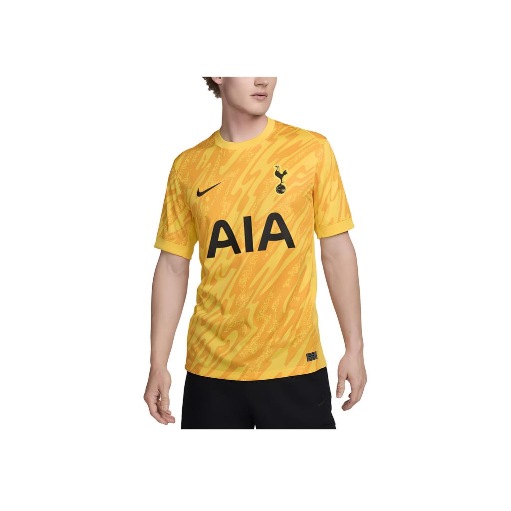 Nike Dri-FIT Calcio Tottenham Hotspur 2024/25 Stadio Portiere Manica Corta Comoda Traspirante Maglia Sportiva Uomo top Giallo FN8804-720