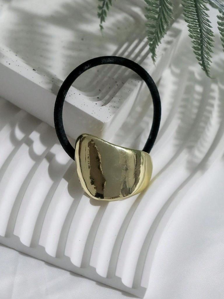 Metallic Braided Hair Ties: Fashionable Ponytail Bands