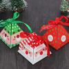 12pcs Christmas Goody Boxes,Triangle Christmas Packing Box Snowman Santa Claus Reindeer Styles Merry Christmas Cookie Gift Box for Candy Chocolates