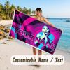 Custom Name Large Beach Towel,Ariana Grande Quick Absorbent Towel For Outdoor Travel Poolside