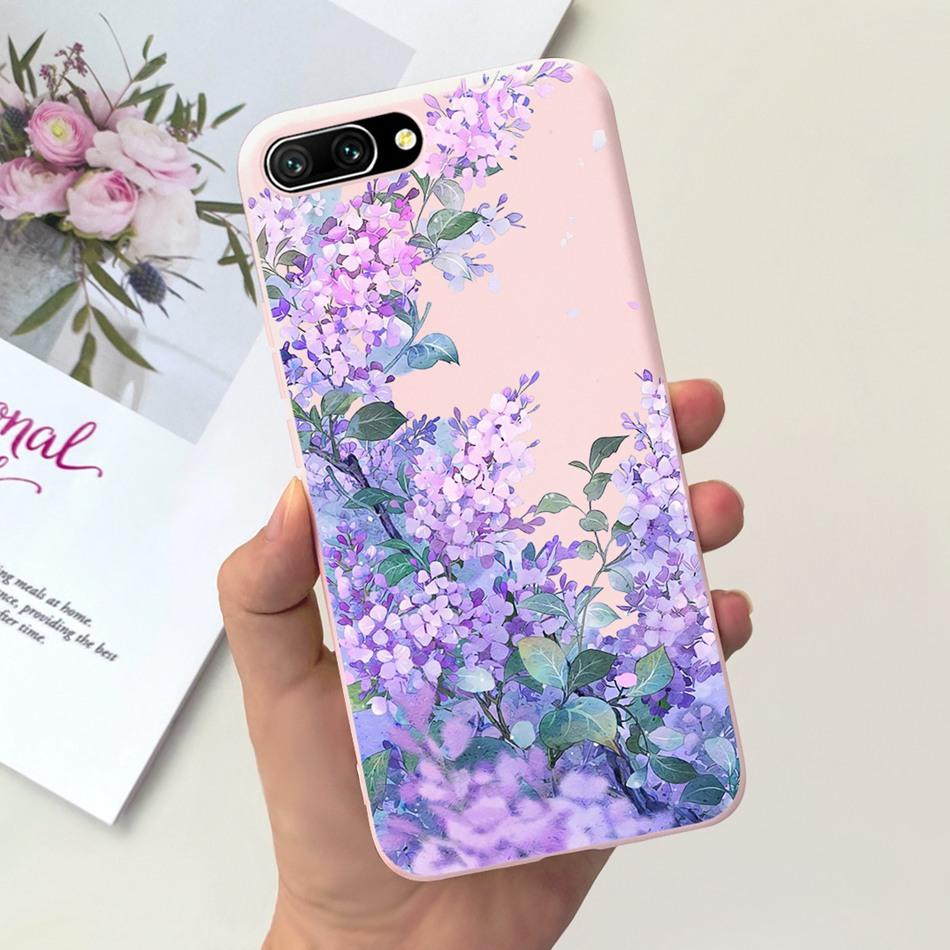 For Honor 10 Case Honor10 COL-L19 COL-L29 Fashion Moon Pattern Soft Silicon Protective Cover Phone Cases