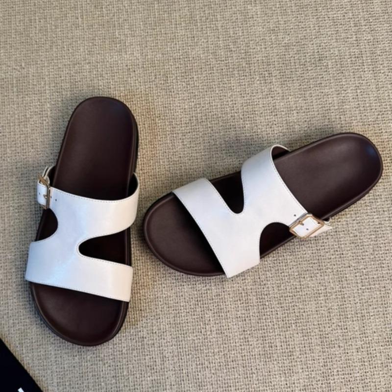 Women Flats Slippers New Summer Casual Shoes Designer Woman Sandals 2025 Beach Flip Flops Slides Cozy Mujer Zapatillas