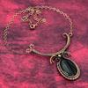 Pietersite necklace copper wire wrapped necklace gemstone jewelry adjustable chain necklace copper jewelry wedding gifts handmade necklace