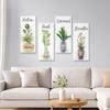 Rustic Style Plants Hanging Sign Handmade Wall Decor Paintings Floral Wall Art  Room Decor