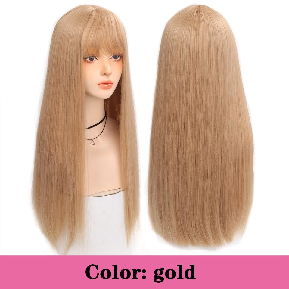 Dlouhá kudrnatá syntetická paruka se středovou ofinou tmavě hnědá paruka z přírodních kudrnatých vlasů ženská Cosplay paruka paruka z tepelně odolných vláken