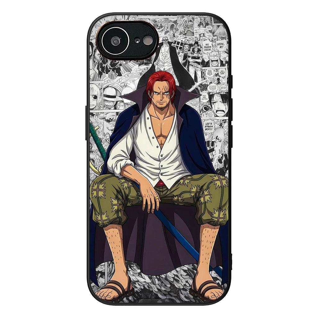 

Shanks Anime One Piece Luffy Case for Motorola Moto G54 G05 G24 G45 G55 G75 G85 G15 G57 G86 Power Edge 50 30 Fusion neo Pro Motorola Moto G15