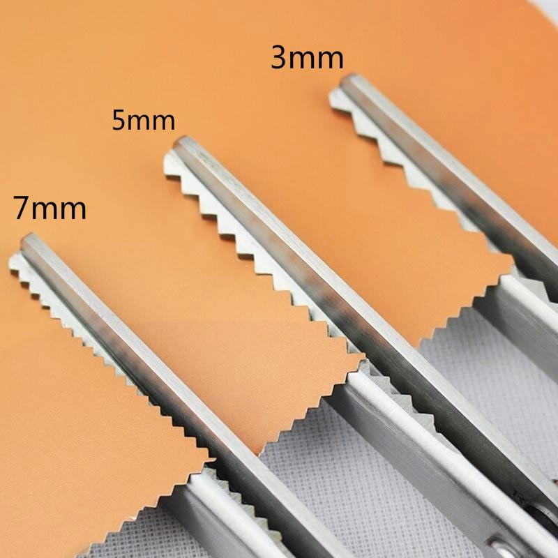 Forbici per Pizzo Affilate e Resistenti da 5 mm, Forbici a Dente di Fiore Ondulato, Forbici a Dente di Cane Triangolare, Forbici per Taglio Tessuto, Forbici per Cartamodelli