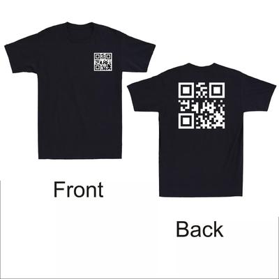 Fuc K You Q R Code Funny QR Code Meme Jokes Offer Gifts Before and After Men's T-Shirts Women's Fashion Streetwear