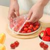 Food Bowl Covers Reusable Elastic BPA Free Plastic Wrap Alternative To Foil Dish Plate Covers for Leftovers Fruits Vegetables