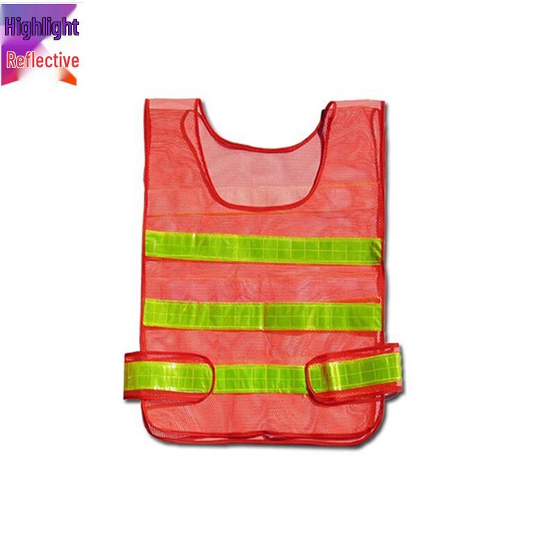 Red Reflective Safety Vest