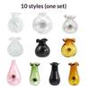Mini Glass Vase Fridge Magnet Set Strong Magnetic Adhesion Secure Grip For Kitchen Decor Holding Tiny Plants Flowers